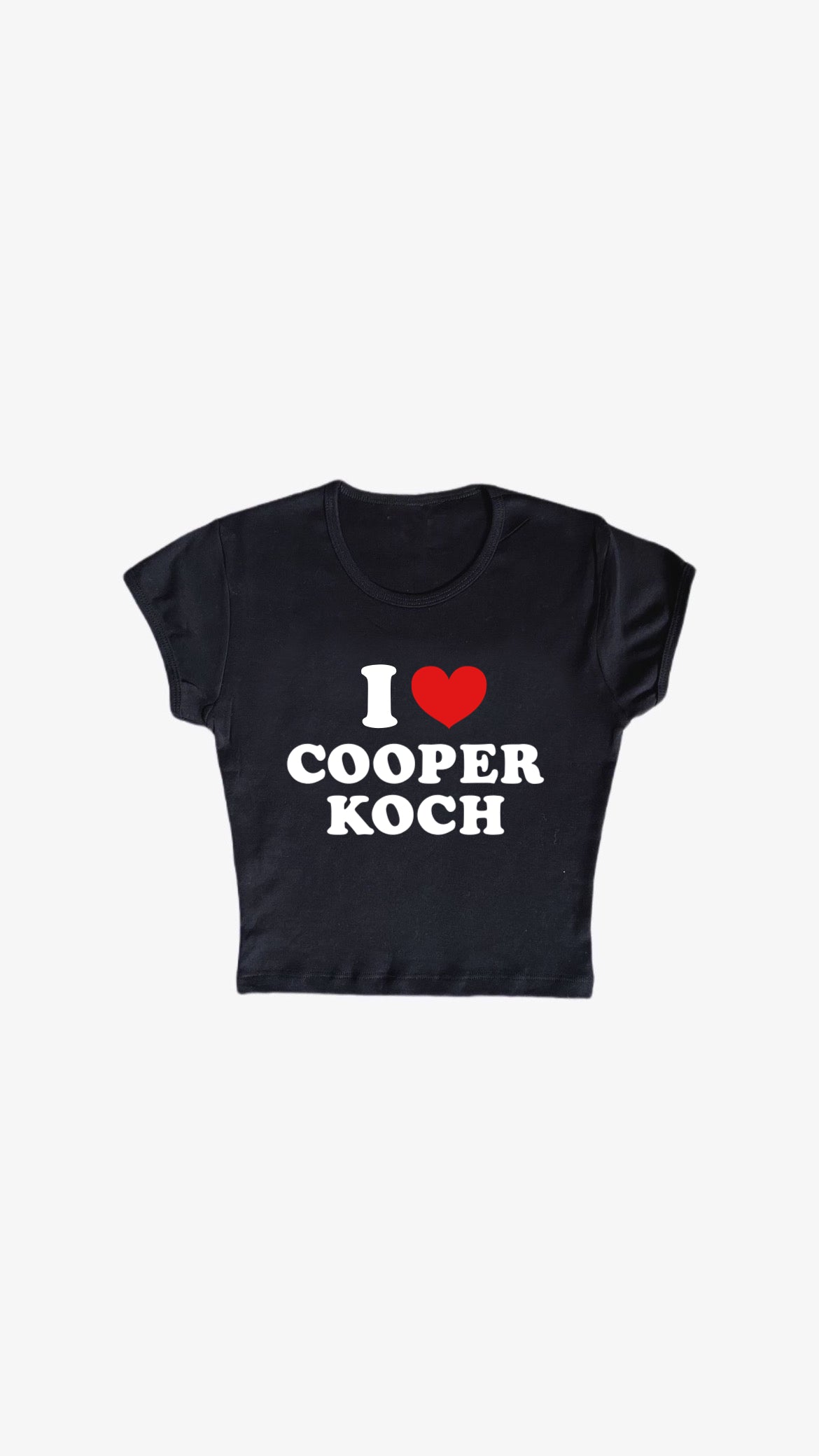 i love cooper koch baby tee