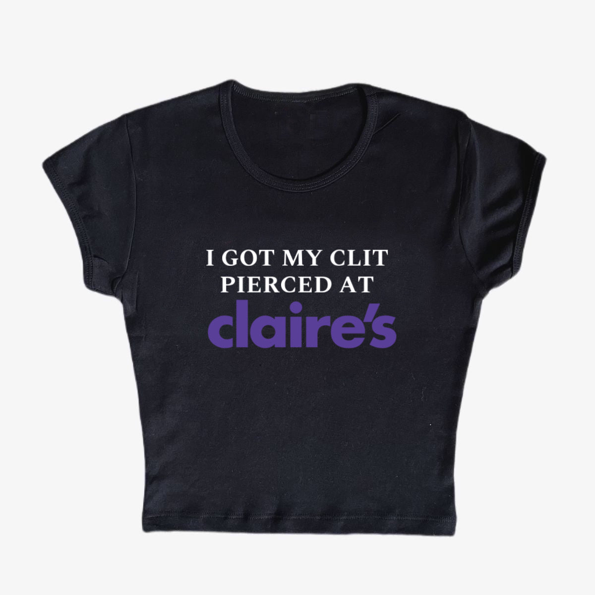 at claire’s baby tee