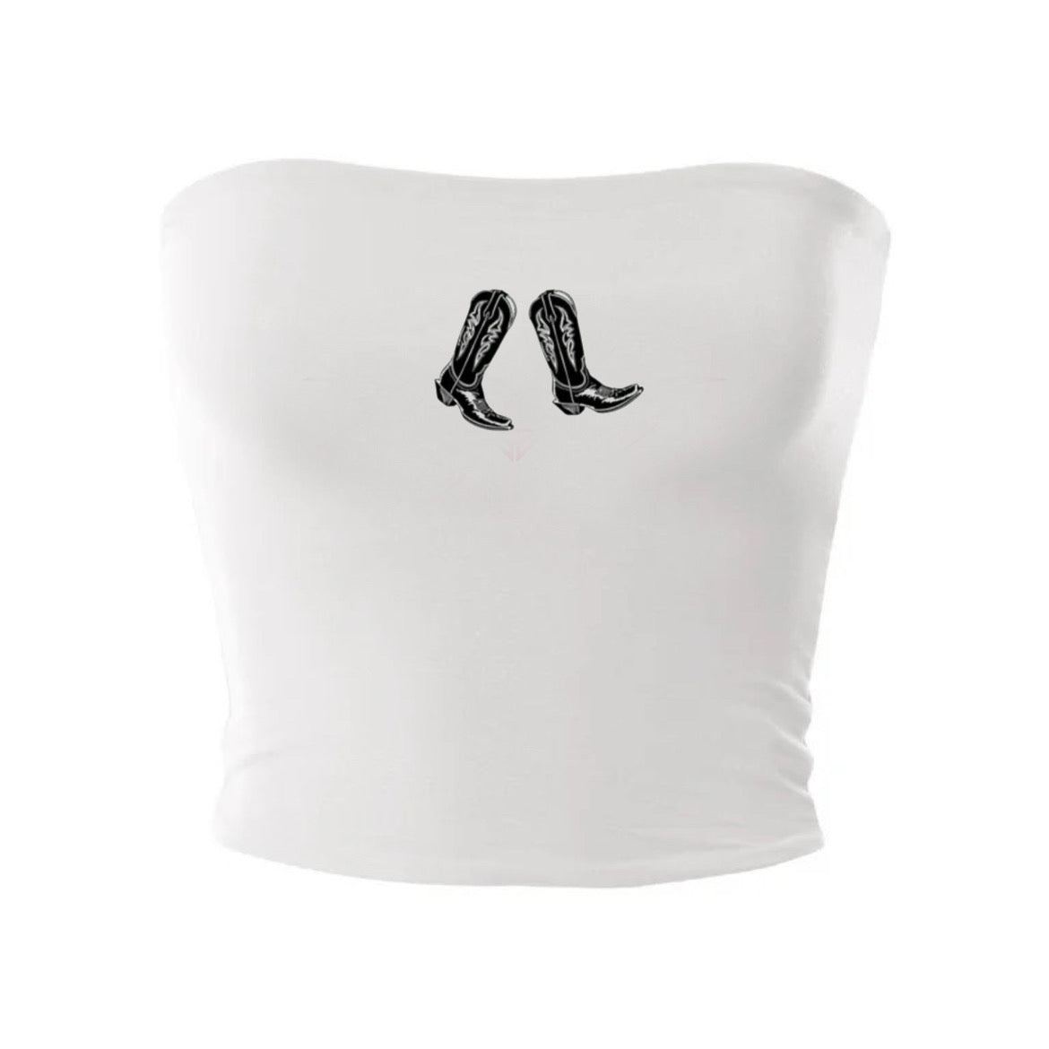 cowboy boot tube top