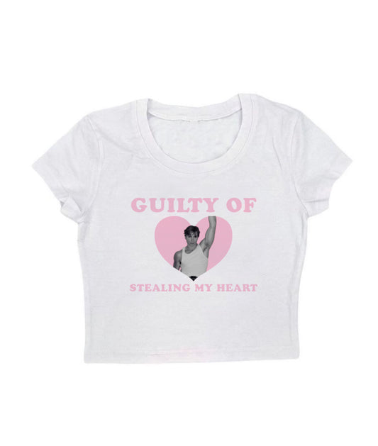 guilty of stealing my heart nicholas chavez baby tee