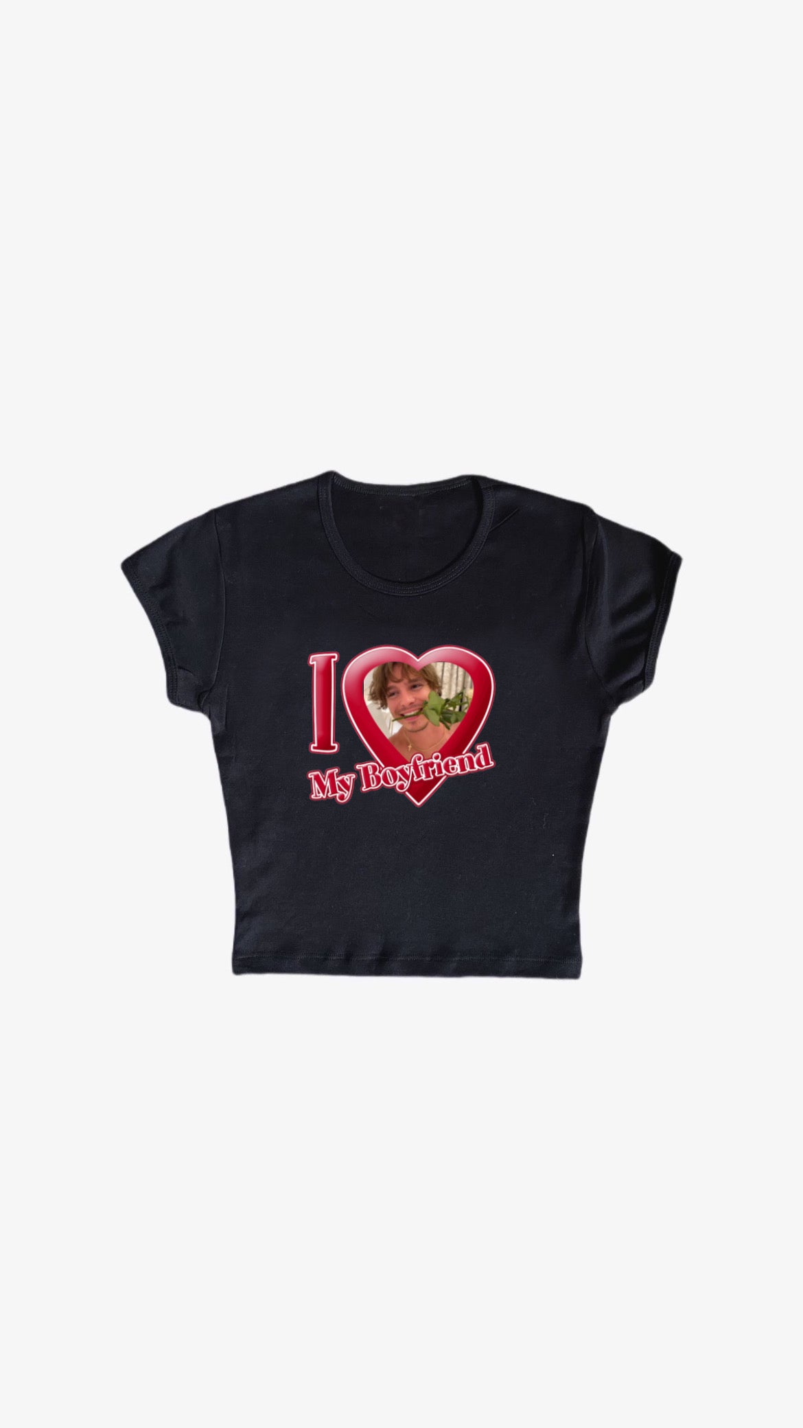 i love my boyfriend nicolas chavez baby tee