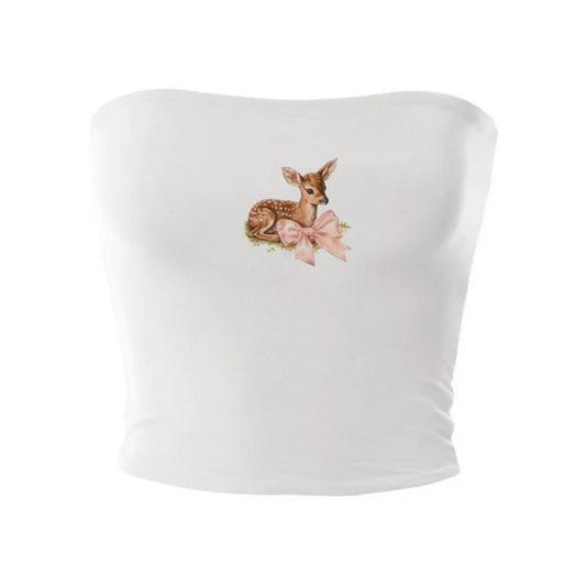 deer bow tube top
