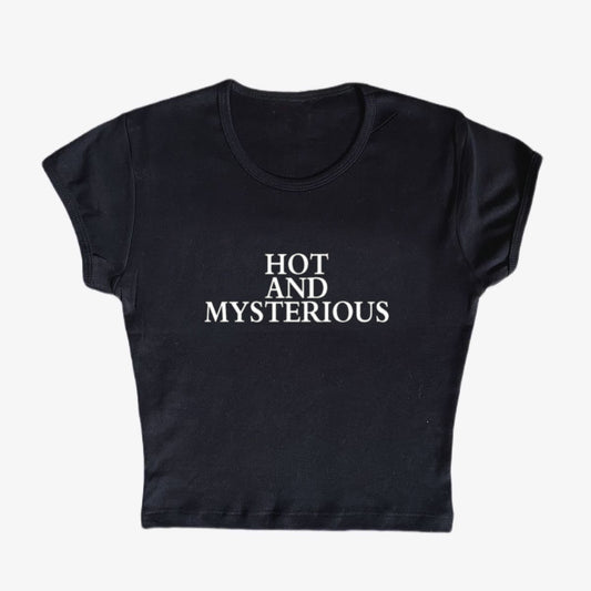 hot and mysterious baby tee